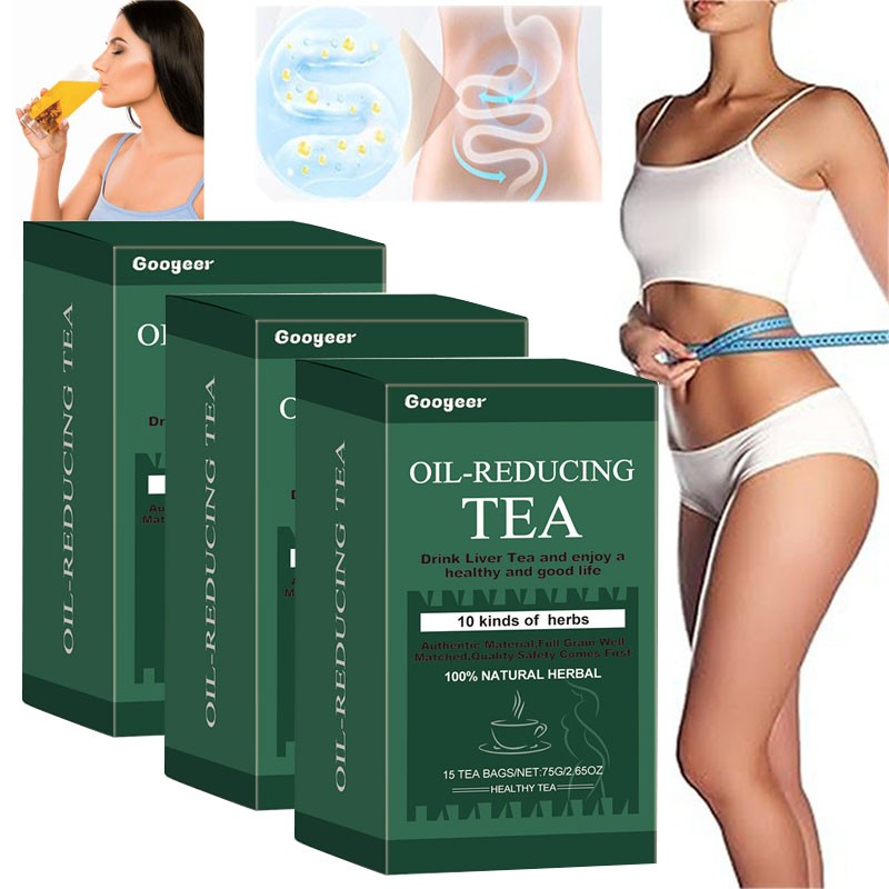 Oil-Reducing Tea-10 Herbal with Excellent Formula, Oil Cleansing Tea for Liver