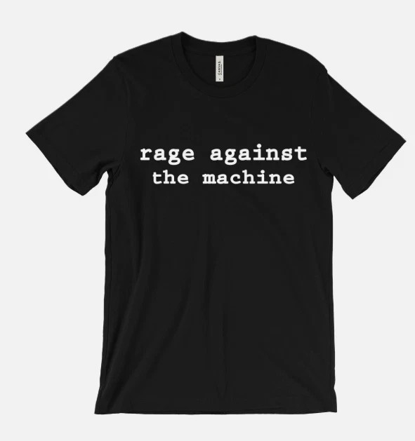 Rage Against The Machine T-Shirt - Text - Killing In The Name - Guerrilla Radio
