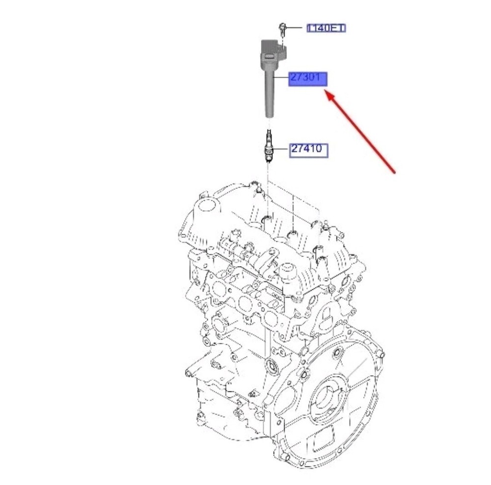 New Genuine Hyundai Kia Ignition Coil 2730108200 X1