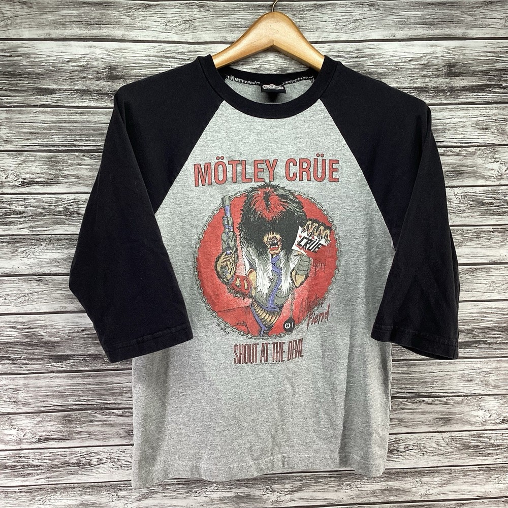 Vintage Motley Crue Shirt Men Small Winterland Shout at the Devil Allister Fiend