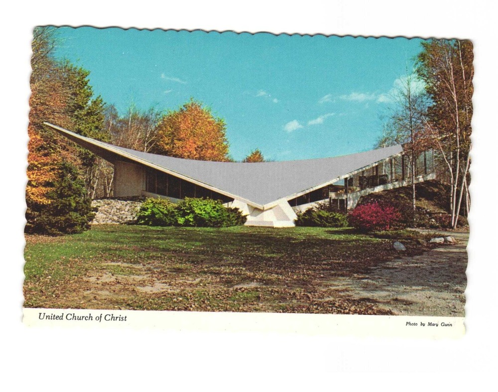 United Church of Christ Midland MI vintage postcard unposted