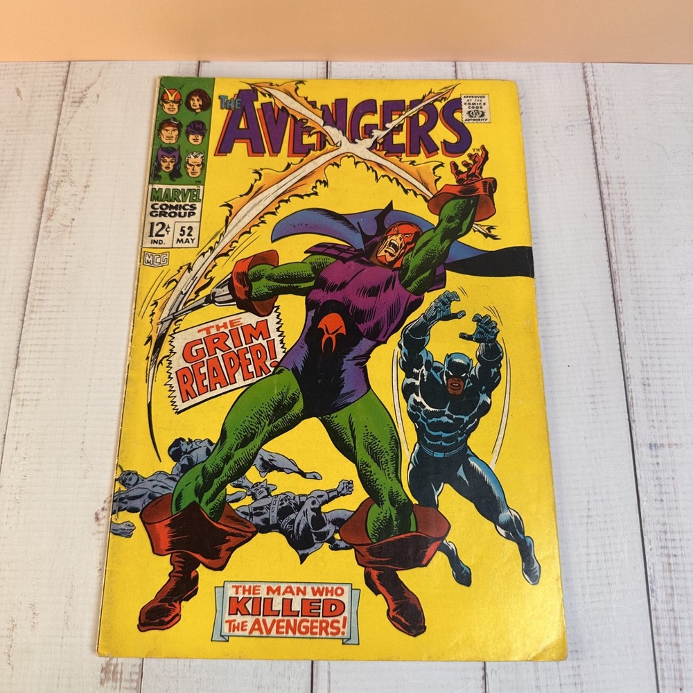 The Avengers #52 | First Appearance of The Grim Reaper | Silver Age 1968