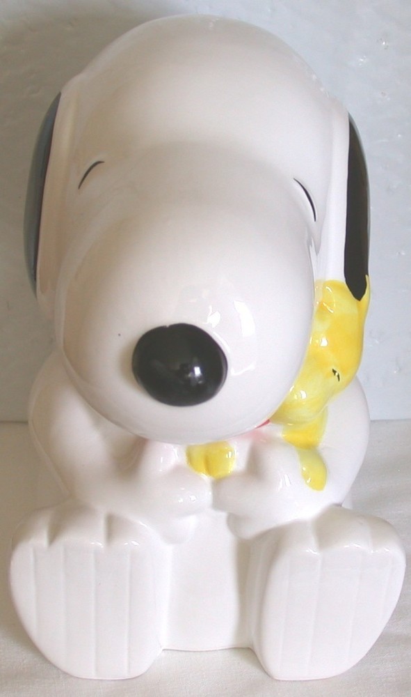 Classic Snoopy and Woodstock Ceramic Cookie Jar Brand  NEW 2024 Peanuts