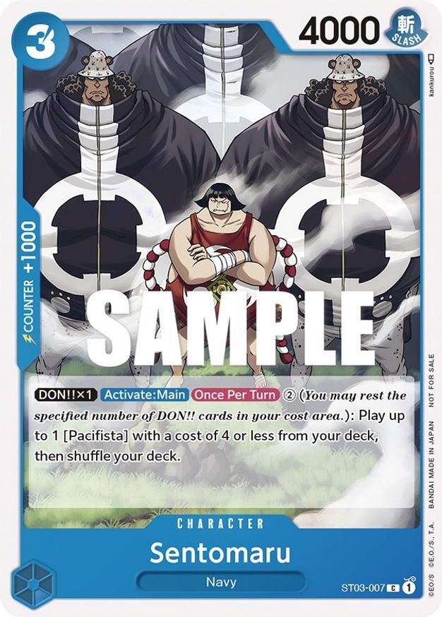Sentomaru (Tournament Pack Vol. 3) [Participant] (ST03-007/655) opcop-pr LP