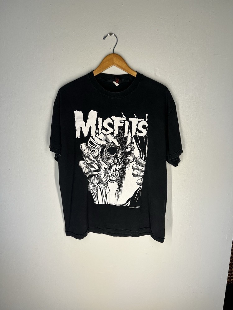Vintage Misfits 2001 Vintage Cinder Block T-Shirt XL Horror Punk Band Tee Black