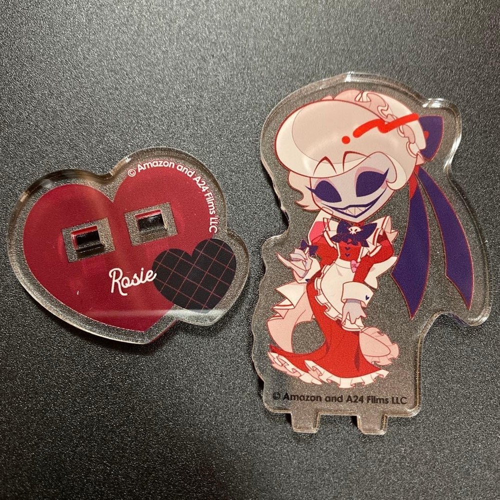Hazbin Hotel Rosie Acrylic Stand Figure Animate Cafe  2025  From JAPAN