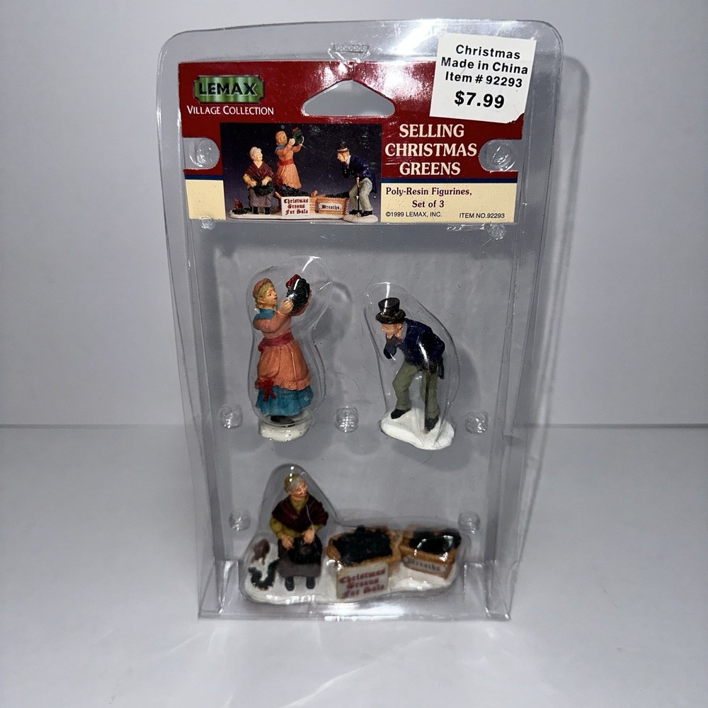 Lemax Christmas Village Greens Figurines Holiday Collection