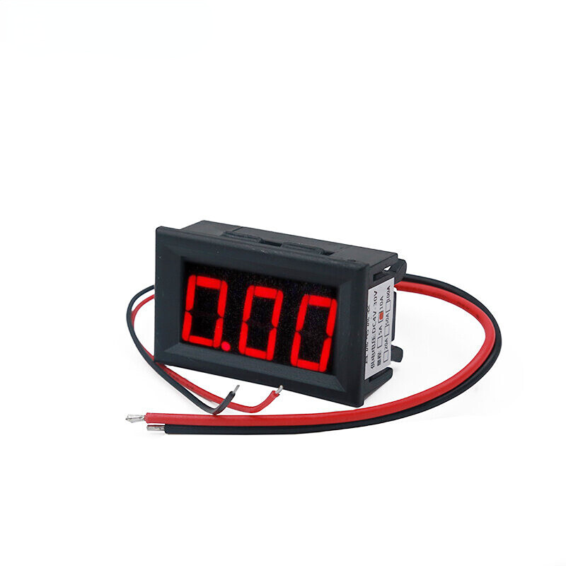 DC 0-10A display car Amp Meter Digital Amperemeter Ammeter Current Panel Red