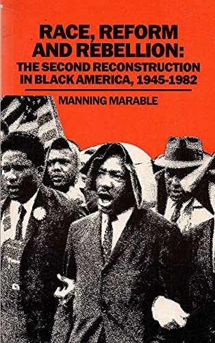 Race, reform and rebellion: The - Paperback, by Marable Manning - Very Good