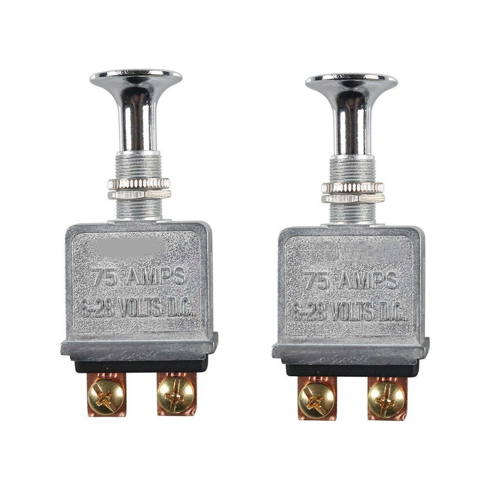 Easily Operable Heavy Duty SPST Push Pull Switch Suitable for Multiple Uses