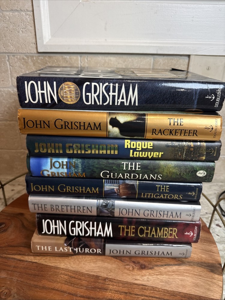John Grisham Lot of 7 Hardcover Books Dust Jackets ALL FIRST EDITIONS
