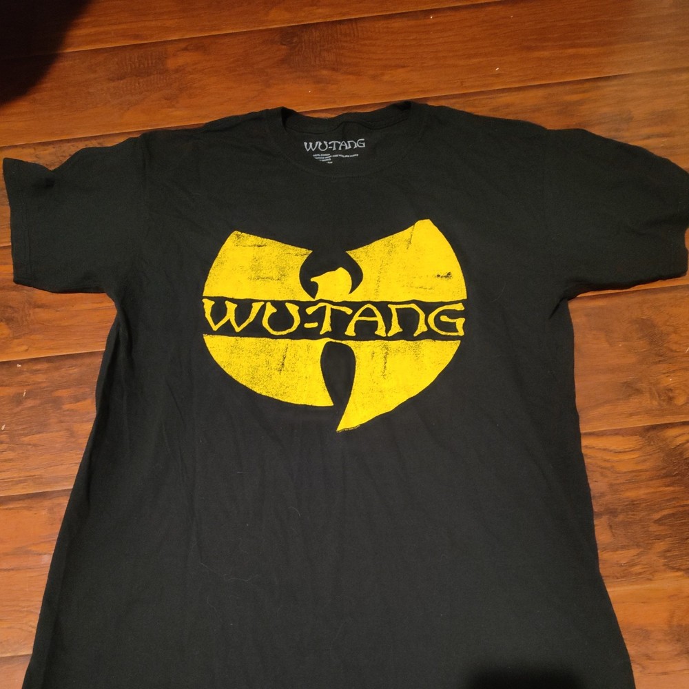 Wu Tang Clan T Shirt Mens Large Black Classic Logo Rap Tee Hip Hop 2012