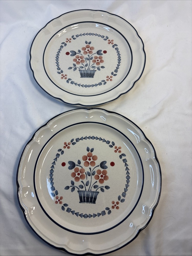 2 Hearthside Cumberland Brambleberry Stoneware Dinner Plate 10.5” Replacement