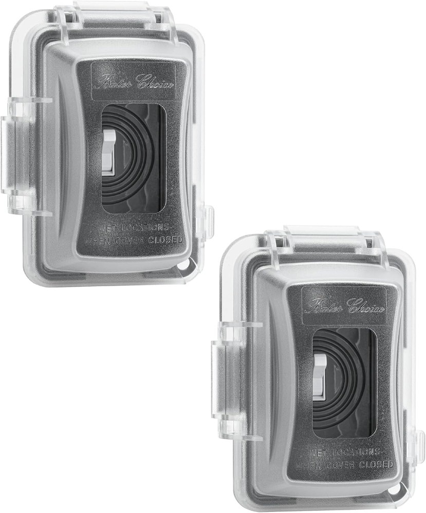 Bates- Weatherproof Electrical Outlet Cover, 1-Gang, Outdoor Plug Cover