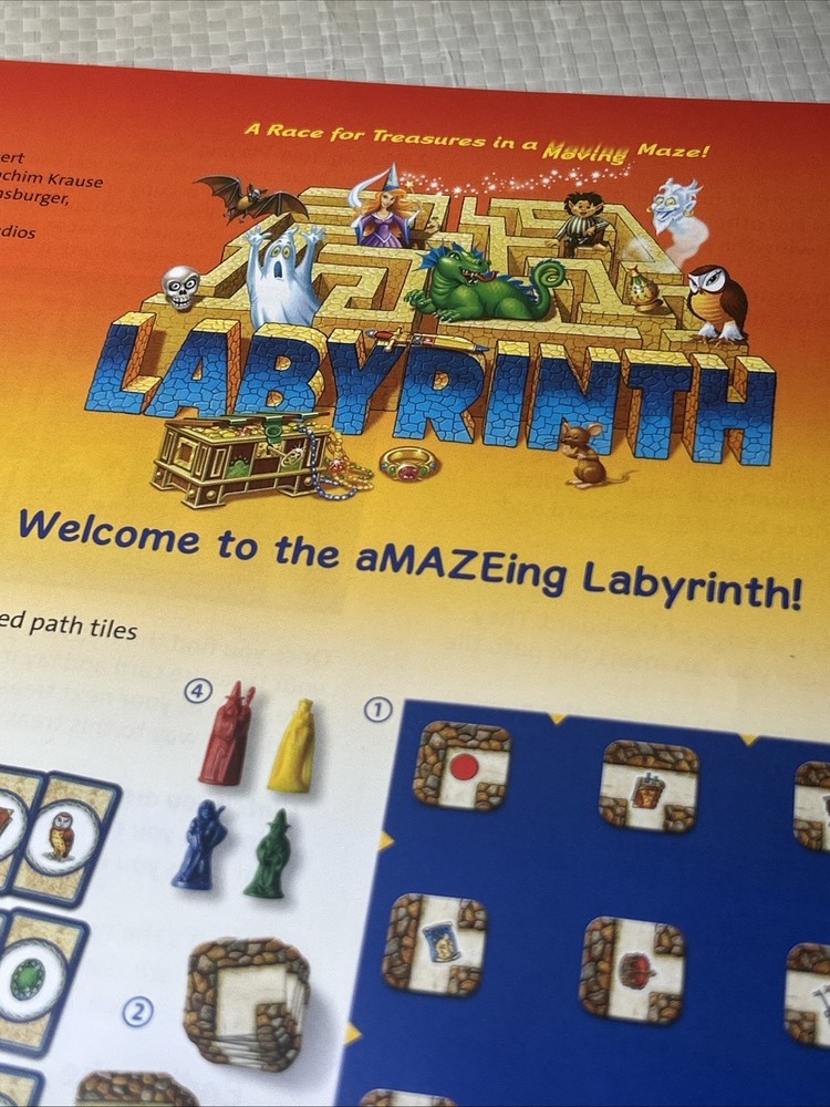 Ravensburger Labyrinth Instructions Manual 2007 Board Game