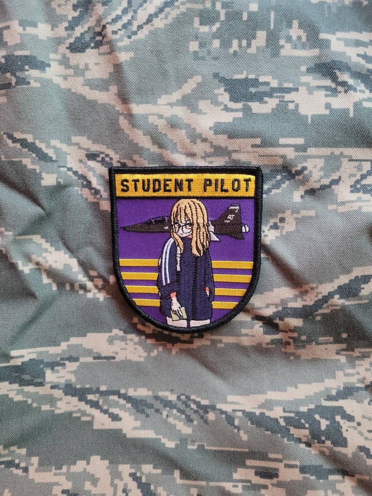 Atamonica - 'Student Pilot' Ace Combat anime girl pinup morale airsoft war patch-image
