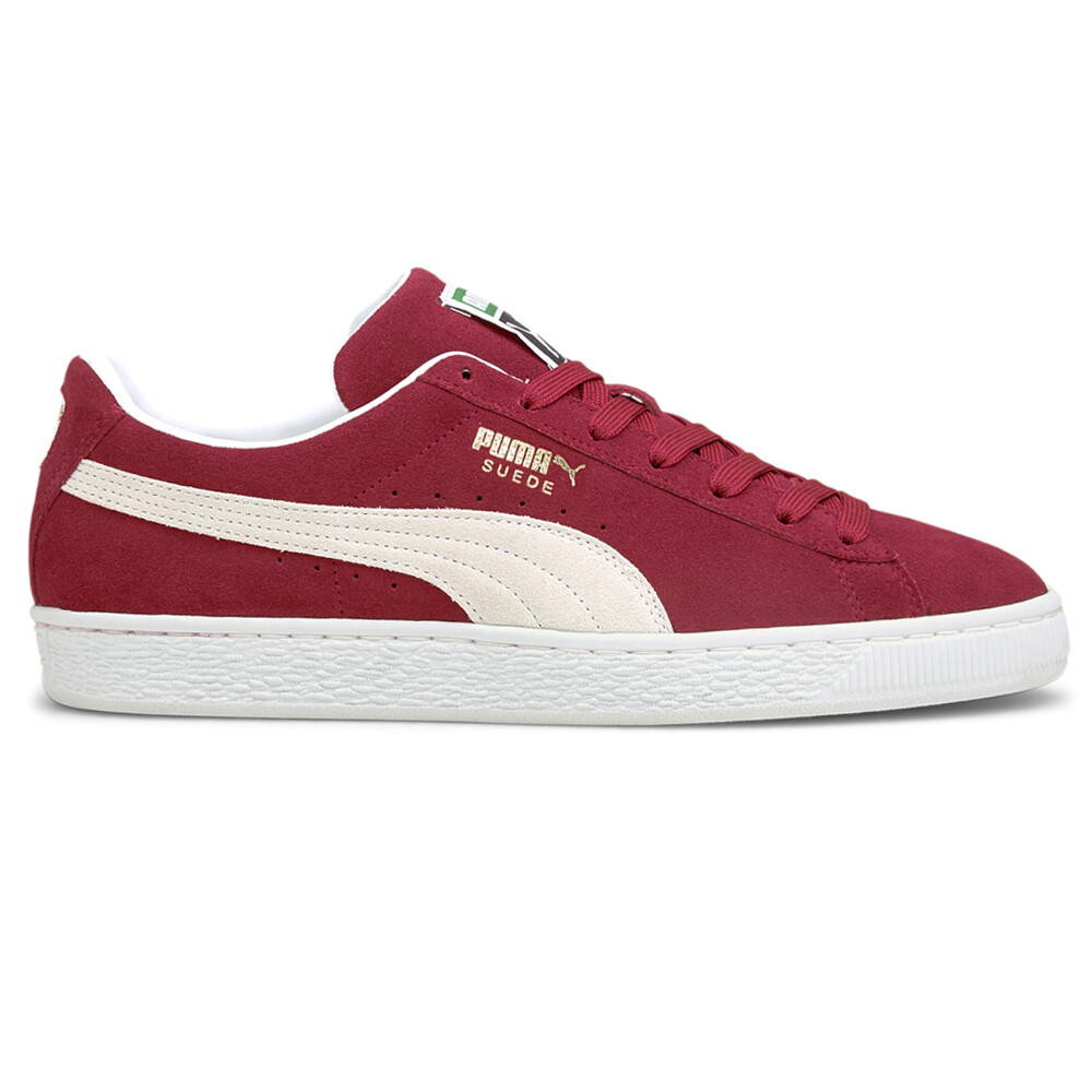 Puma Suede Classic Xxi Lace Up  Mens Red Sneakers Casual Shoes 37491506