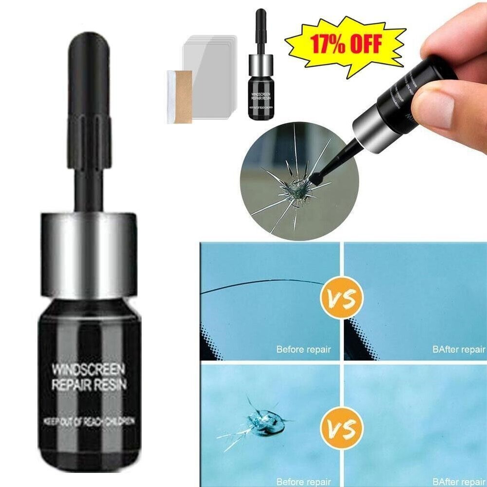 Auto Glass Nano Repair Fluid Car Windshield Resin-Crack Glass Repair Tool Kit