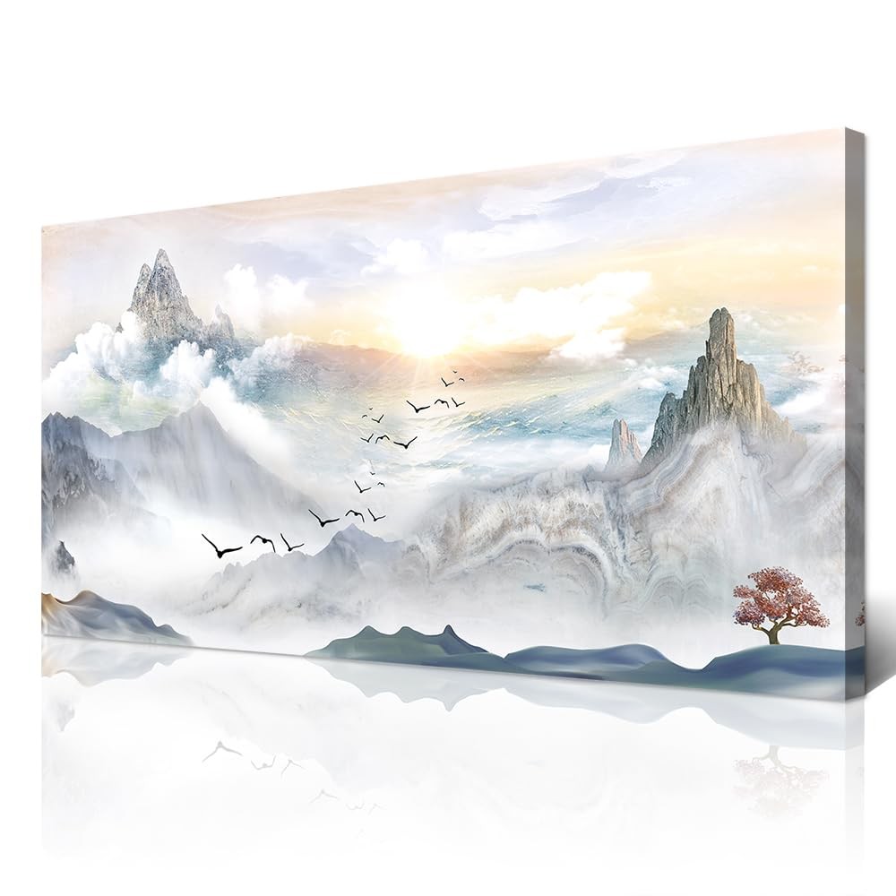 Canvas Wall Art For Living Room Large Wall Decor For Office Bedroom Decoratio...