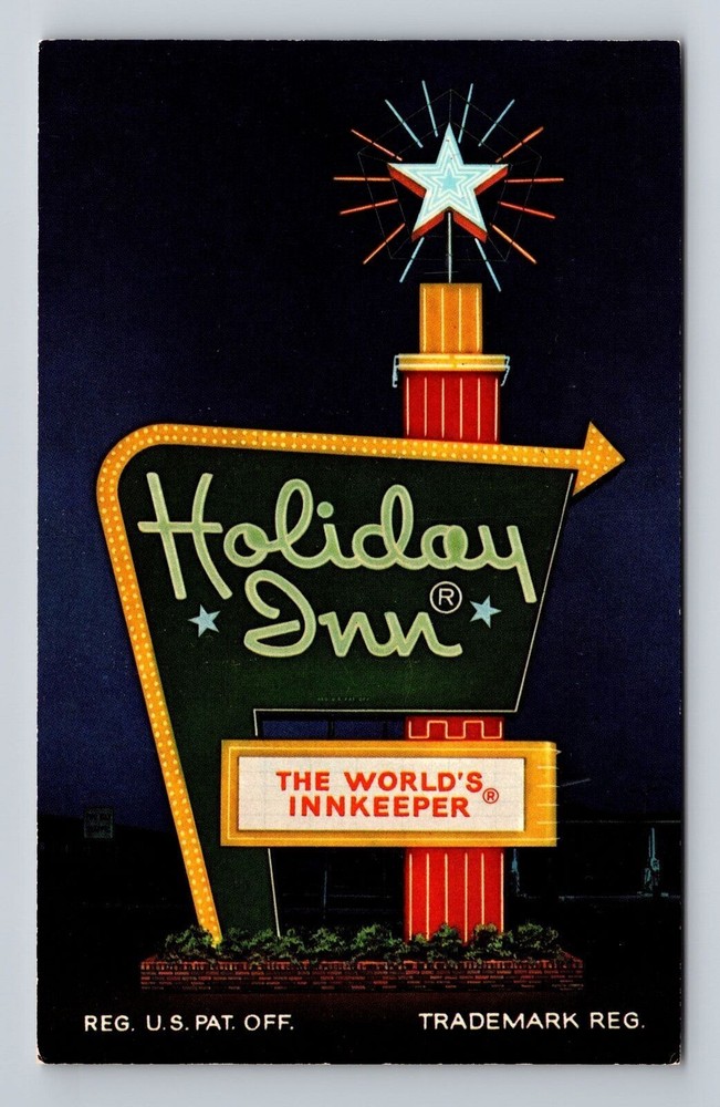 Henderson NC-North Carolina, Holiday Inn, Vintage Postcard