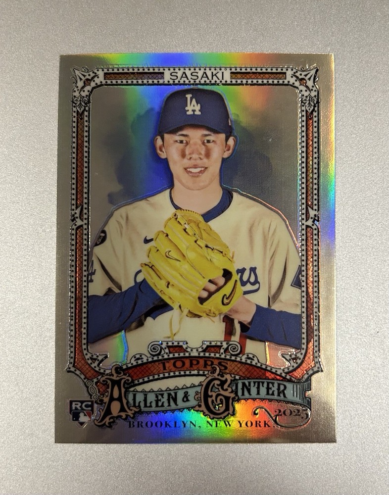 2025 Topps Allen & Ginter - Chrome Roki Sasaki #92 Refractor (RC)