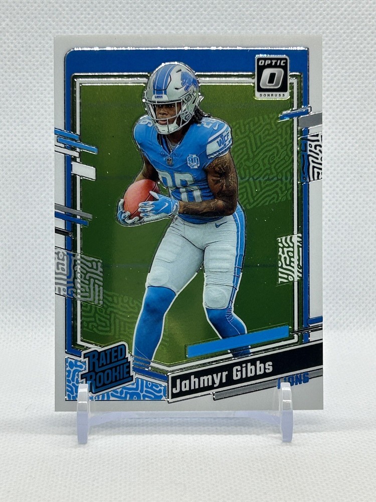 Jahmyr Gibbs Rated Rookie 2023 Panini Donruss Optic Football #236 Detroit Lions