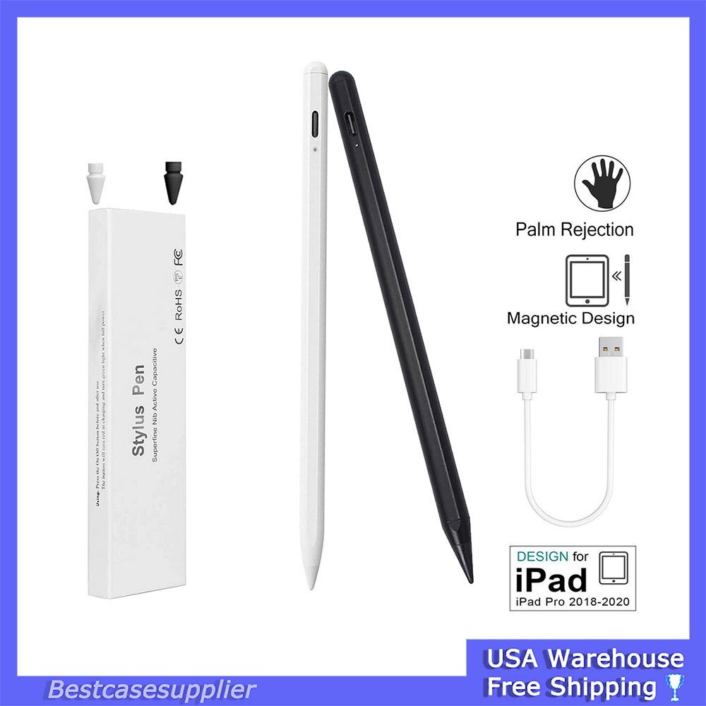 Stylus Pen 2nd Pencil w/ Palm Rejection For iPad Pro 12.9 4th A2229 A2069 A2232