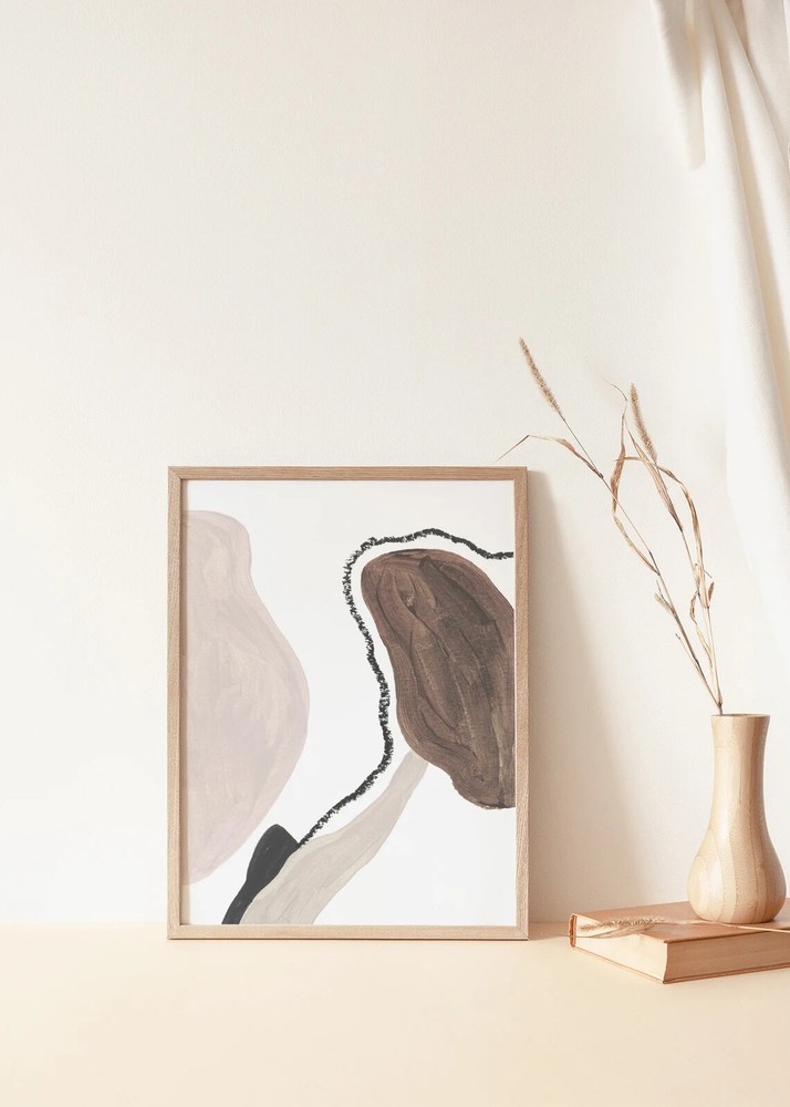 Geometric Abstract Wall Art Poster Premium Quality Choose your Size