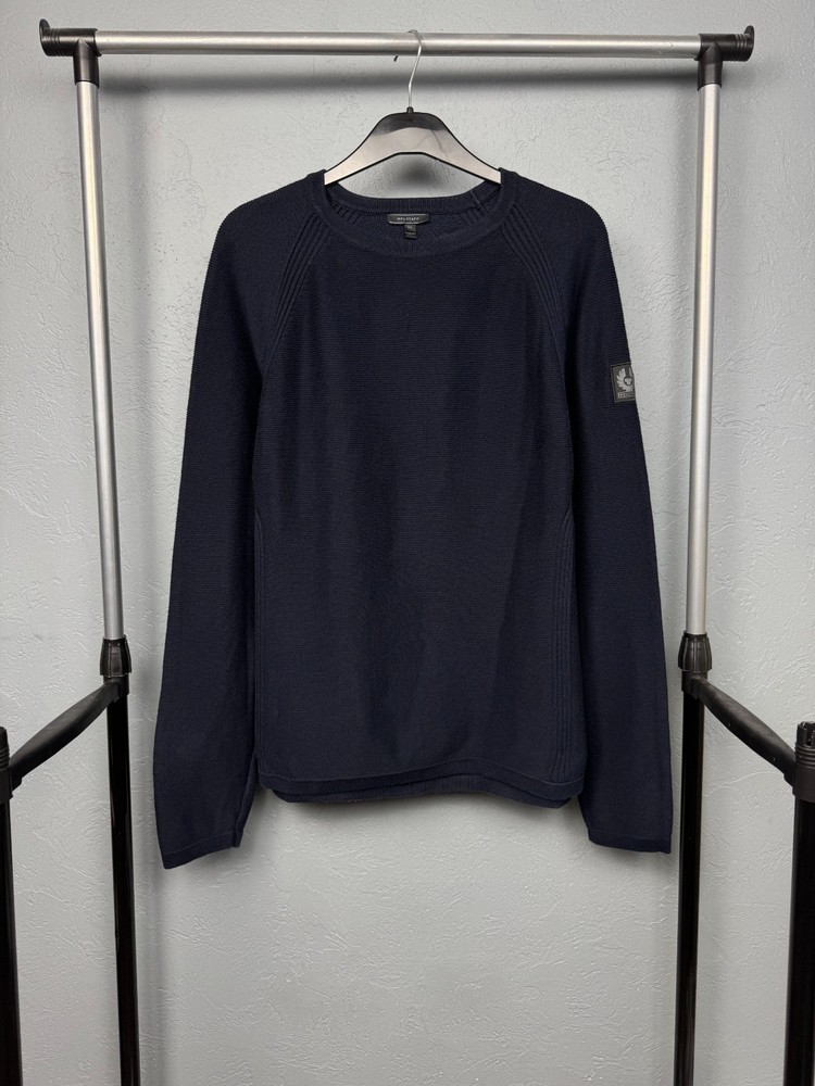 Belstaff Mens Crew Neck Knit Sweater Size XL