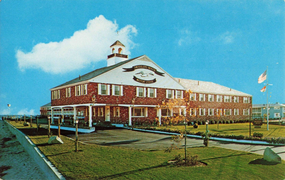 Smugglers Beach Motor Lodge - Bass River Massachusetts MA - Postcard