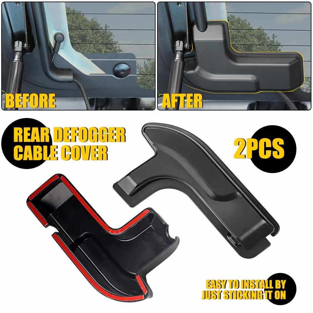 Rear Defogger Cable Cover Accessories For Jeep Wrangler JL Wrangler 2018-2024