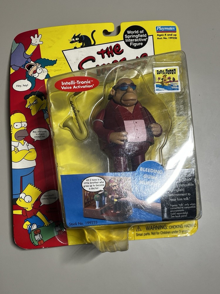 Playmate Interactive The Simpsons-Bleeding Gums Murphy Figure