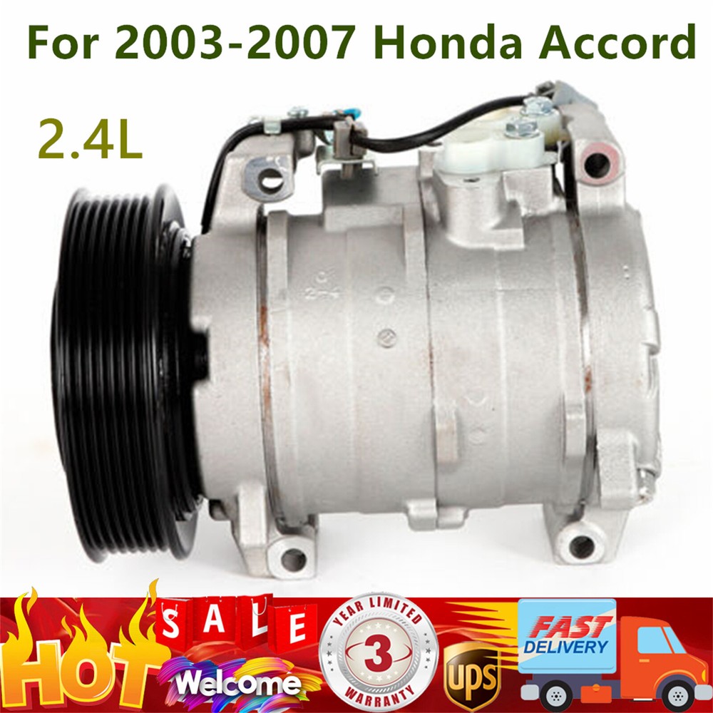 For 2003 2004 2005 2006 2007 Honda Accord 2.4L A/C Compressor W/Clutch CO 28003C