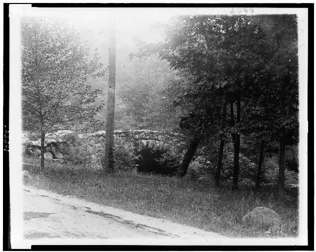 Photo:Washington DC Rock Creek Park Bridge 1910s Stone Park View
