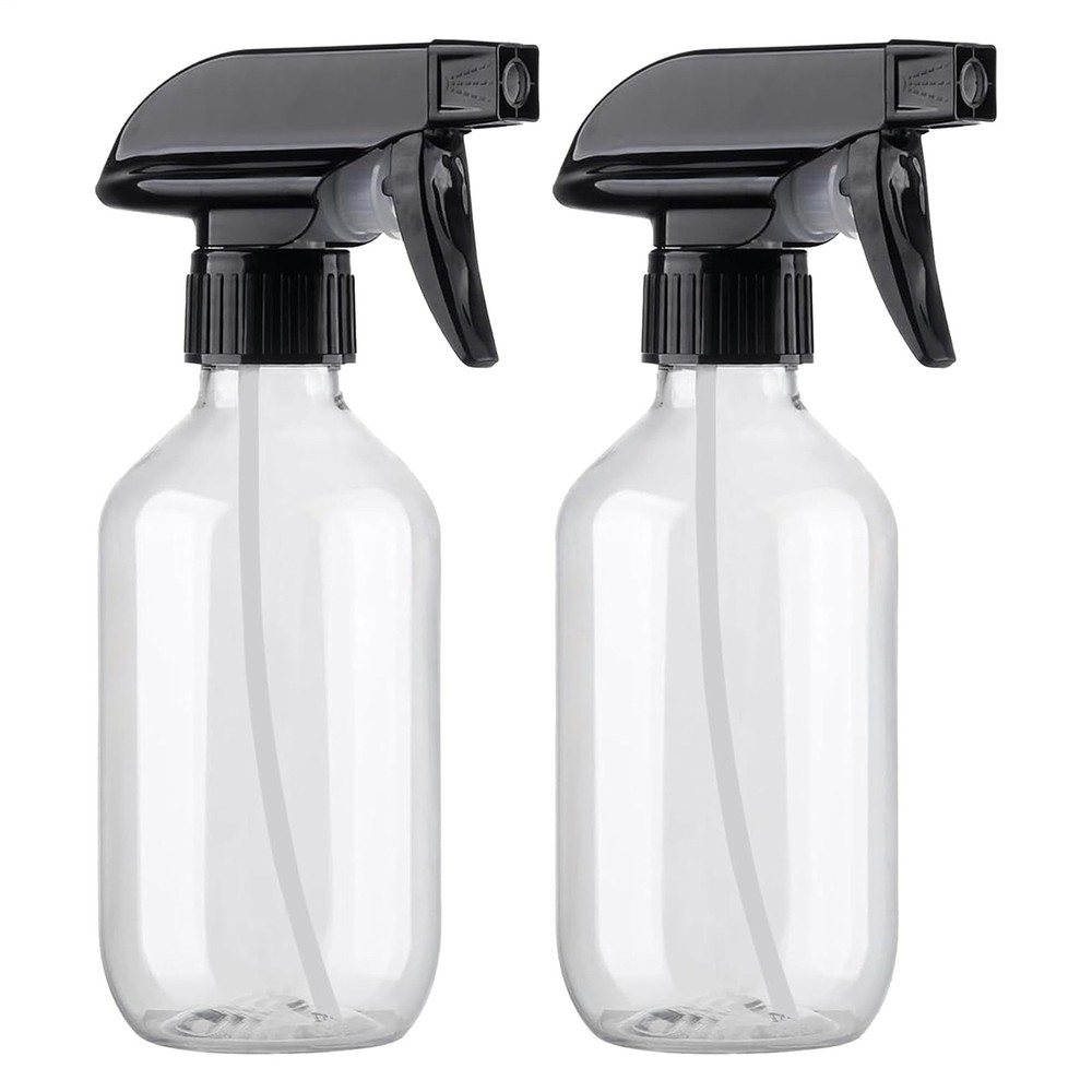 2xSpray Bottle Fine Mist Empty Spray Bottles 300ml Multifunctional Cleaning Tool