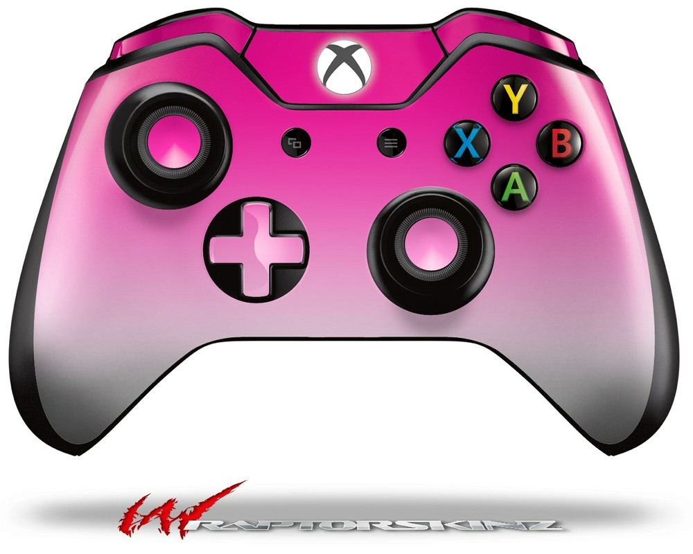 Smooth Fades White Hot Pink Skin for XBOX One Controller