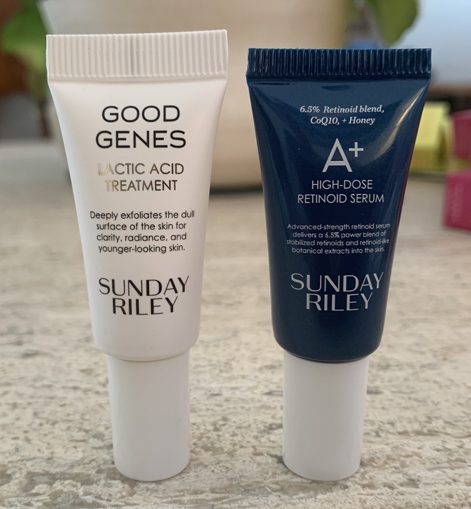 SUNDAY RILEY A+ Retinoid Serum & GOOD GENES Samples Duo FRESH