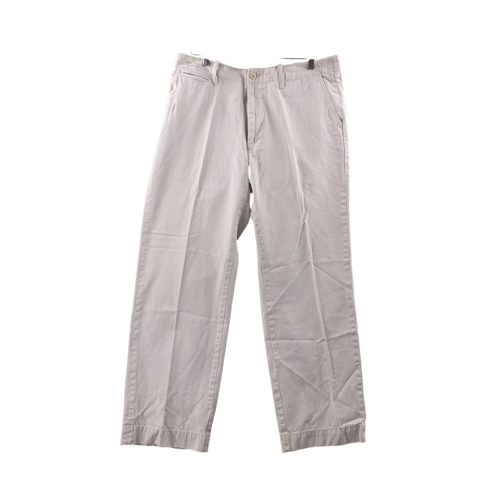 Polo Jeans Company Ralph Lauren Mens Khaki Chinos Pants 36x32 Y2K Preppy Pleated