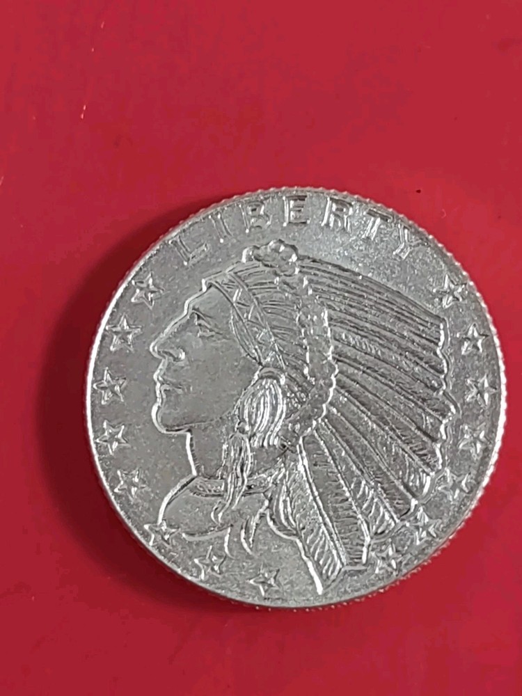1 to 1/10 Troy oz .999 Fine Silver Bullion - Indian Eagle Round - 3.15g