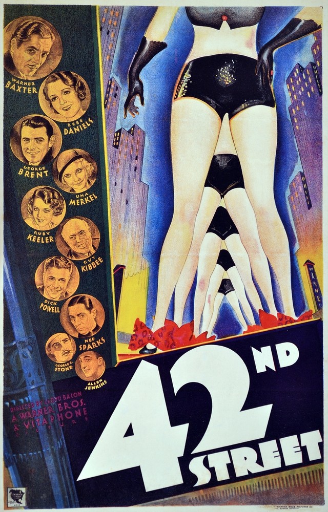 Show in 42nd Street performance Decorative Poster. Home Graphic Art Design. 4129