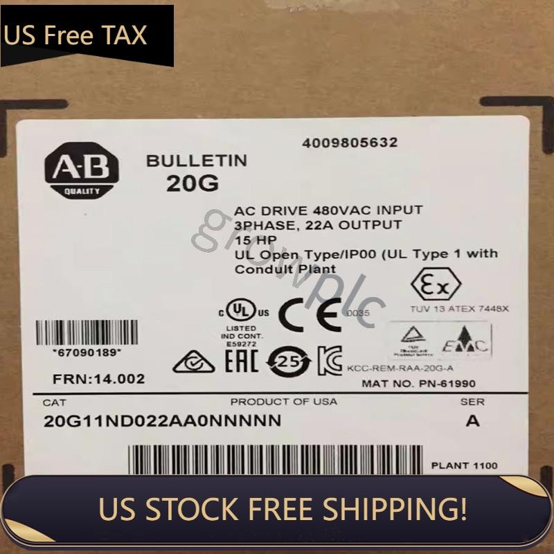 Allen-Bradley  Original Genuine Inverter 20G11ND022AA0NNNNN US Free Tax