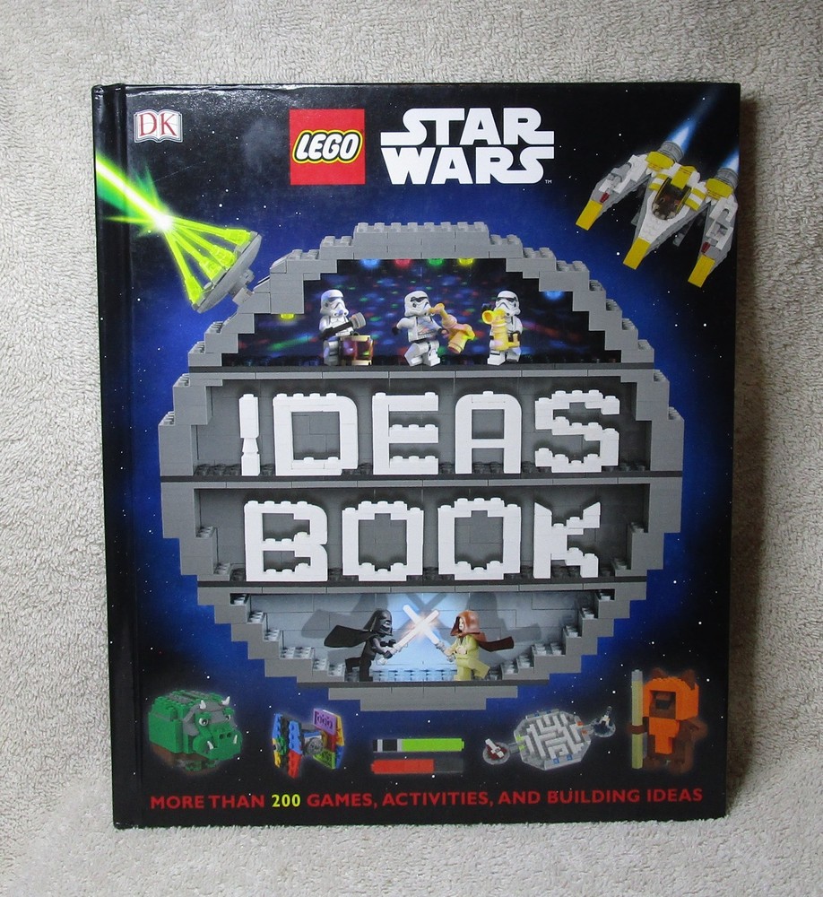 Official 2018 DK LEGO Hardcover STAR WARS Ideas Book Great for Kids