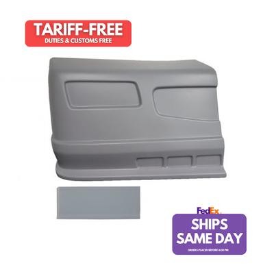 Dominator Race 303-GRY, Kit Ss Nose Gray Right Side Dominator Ss Gray Plastic