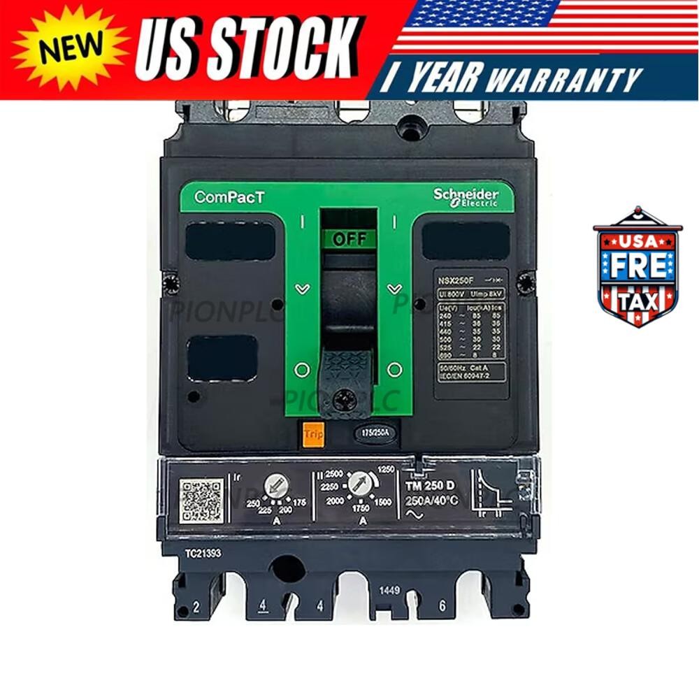 C25F3TM250 Circuit breaker ComPacT NSX250F 36kA/415VAC 3poles TMD trip unit 250A