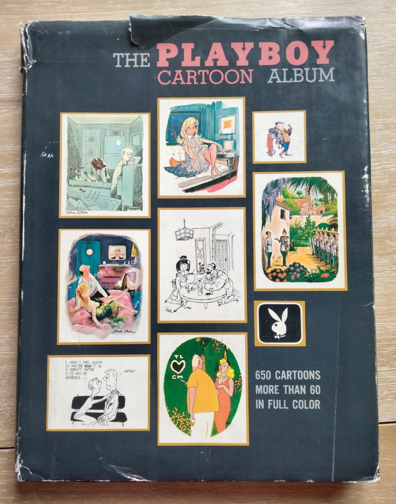 ©1959 The Playboy Cartoon Album Hardcover 2nd Printing w/Dust Jacket