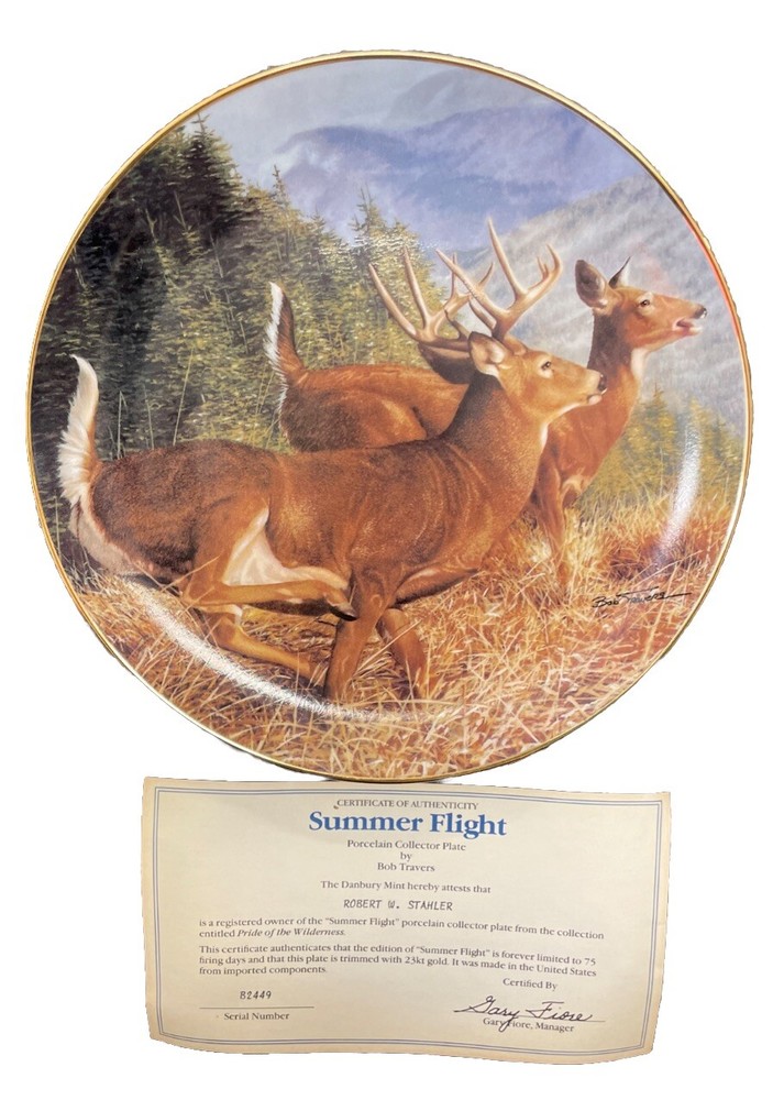 Summer Flight Pride Of The Wilderness Bob Travers Danbury Mint Collector Plate