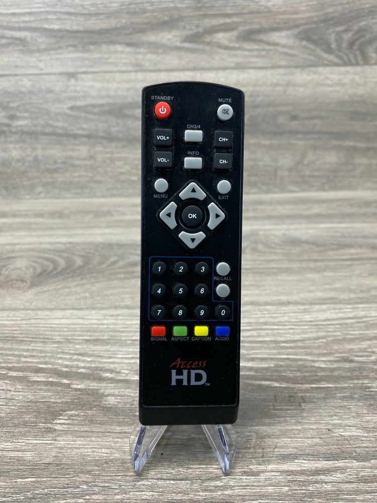 High-Quality HD RC43D Remote Control for DTA 1030 and DTA 1030D Converter Box in Sleek Black Design
