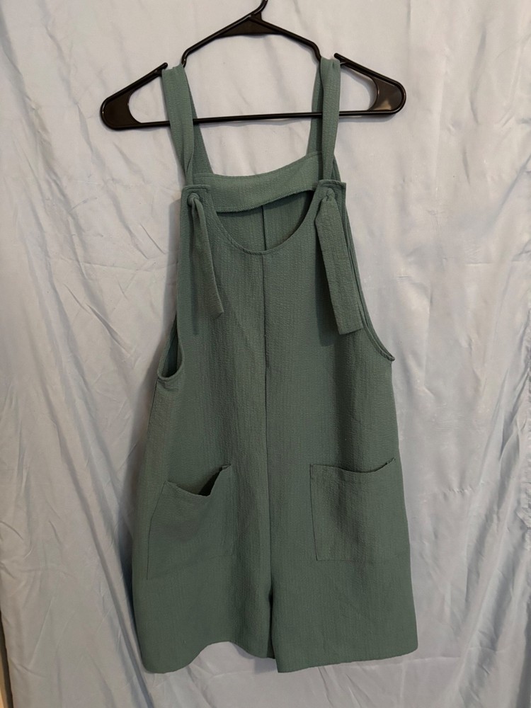 Shein Green Overalls Size Medium