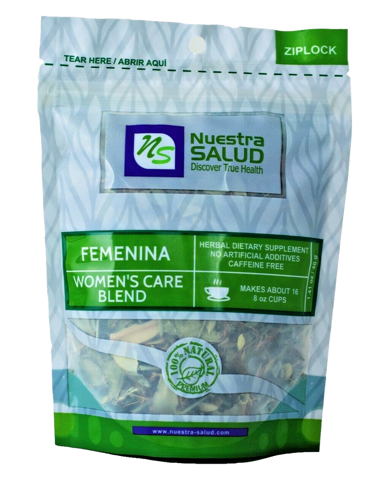 Women's Tea Care Blend Femenina Herbal Infusion Tea (40g) Zip lock