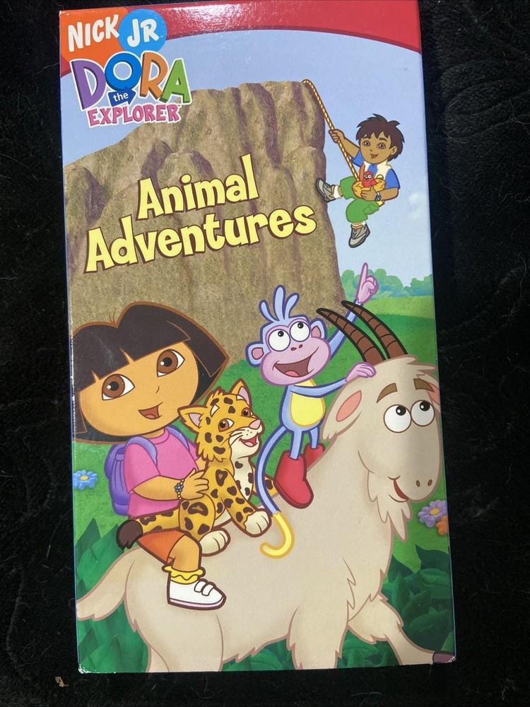 Dora the Explorer Animal Adventures Nick Jr VHS Nick Jr Rare Late Era READ
